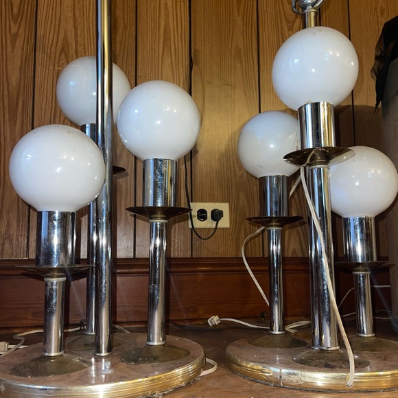 1960s Robert Sonneman Globe Table Lamp Vintage - Picture 3 of 9